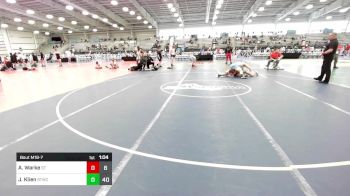 195 lbs Round Of 32 - Auggie Warke, Steller Trained Embo vs Jake Klien, Shore Thing Surf