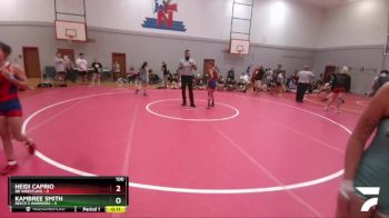 107 lbs Round 2 (6 Team) - Brianna Sanchez, Reece`s Warriors vs Emma Graves, BB Wrestling