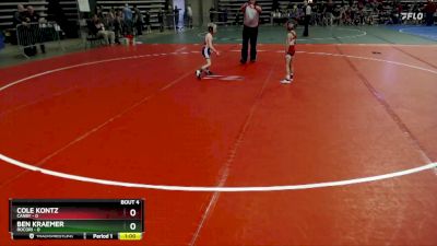 45 lbs Quarterfinals (8 Team) - Cole Kontz, Canby vs Ben Kraemer, Rocori