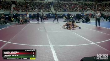 D4-215 lbs Cons. Round 3 - Aaron Navarro, Arizona Lutheran HS vs Thomas Nelson, Bagdad HS