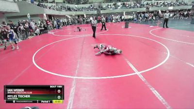 70 lbs Semifinal - Ian Weber, Ringers Wrestling Club vs Myles Tischer, Wisconsin