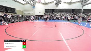 106-J lbs Quarterfinal - Nathan Moore, McDonald Wrestling Academy vs Luke Frankovits, Buxton (NJ)