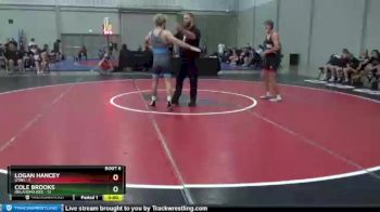 145 lbs Round 2 (8 Team) - Logan Hancey, Utah vs Cole Brooks, Oklahoma Red