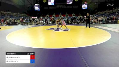 130 lbs Consolation - Christina Borgmann, FL vs Carley Ceshker, WI