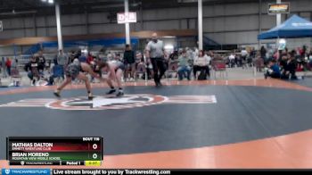 120 lbs Cons. Round 6 - Brian Moreno, Mountain View Middle School vs Mathias Dalton, Emmett Wrestling Club