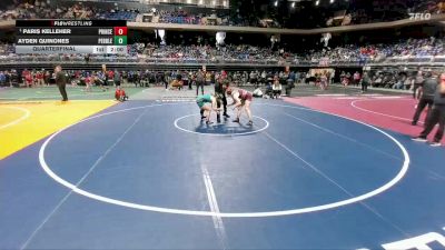 6A 145 lbs Quarterfinal - Paris Kelleher, Princeton vs Ayden Quinones, El Paso Pebble Hills