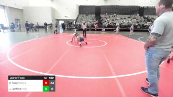 69 lbs Quarterfinal - Dakota Sandy, Mat Assassins vs Jude Justice, Minion Green