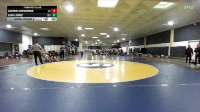175 lbs Cons. Round 2 - Jayden Cervantes, Etiwanda vs Luis Lopez, Sonora (La Habra)