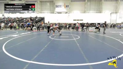 136 lbs Quarterfinal - Khaleb Afanador, Levittown RTC vs Matthew Stedman, Club Not Listed