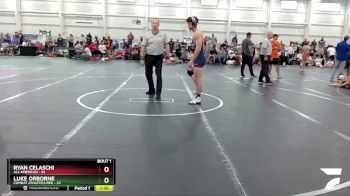 157 lbs Finals (2 Team) - Ryan Celaschi, All American vs Luke Orborne, Combat Athletics Red