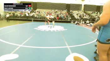 172-H lbs Consi Of 32 #2 - Alan Bagagem, Elite NJ vs Max Levine, Harborfields