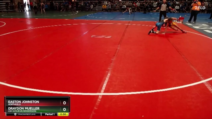 93 lbs Cons. Round 1 - Draydon Mueller, LSH (LeSueur/Henderson) vs ...