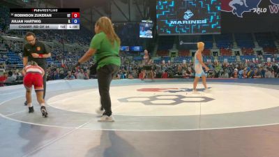113 lbs Champ. Rd Of 64 - Robinson Zukeran, UT vs Julian Hartwig, IL