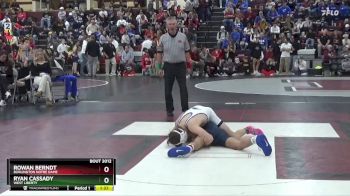 113 lbs Quarterfinal - Rowan Berndt, Burlington Notre Dame vs Ryan Cassady, West Liberty