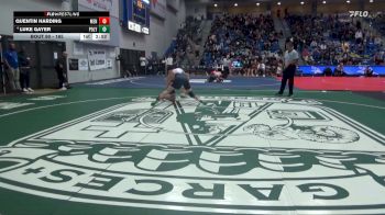 165 lbs Champ. Round 2 - Quentin Harding, Menlo (Calif.) vs Luke Gayer, Cal Poly