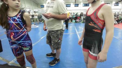 84 lbs Quarterfinal - Cayson Rogers, Revival Pink-EL vs Campbell Myles, Arsenal WV-EL