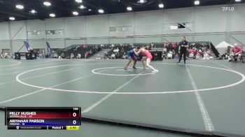 130 lbs Round 2 (8 Team) - Milly Hughes, Georgia Blue vs Ariyanah Parson, Virginia