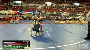 AA - 182 lbs Cons. Round 2 - Alexander Beck, Missoula Sentinel vs Quincy King, Missoula Big Sky / Loyola Sacred Heart