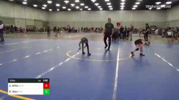 61 lbs Semifinal - Rylen Wax, Ohio Crazy Goats vs Ariah Mills, Roundtree Wrestling Academy