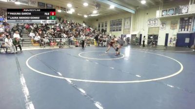 125 lbs Champ. Round 1 - Laura Mendez-Gomez, Huntington Beach vs Paulina Garcia, Palmdale