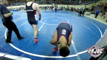 195 lbs Semifinal - Brohk Townley, Team Tulsa Wrestling Club vs Guillermo Morales, Dodge City