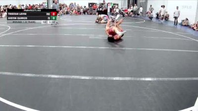 132 lbs Round 1 (6 Team) - Tristan Levin, Freakztyle Wrecking Crew vs Justin Quiros, Frost Gang