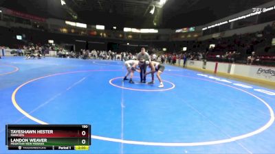 190 lbs Quarterfinal - Landon Weaver, Mountain View Marana vs Tayeshawn Hester, Maricopa