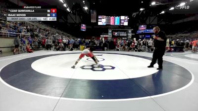 126 lbs Cons. Sub-quarters - Czar Quintanilla, WA vs Isaac Novod, MA