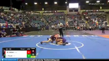 5A - 138 lbs Semifinal - Wyatt Weber, Great Bend vs Jevin Foust, Arkansas City
