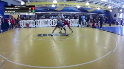 144 lbs Champ. Round 3 - Ericson Coney, Southridge High School vs Jayden Cain, Mayhem Wrestling Club