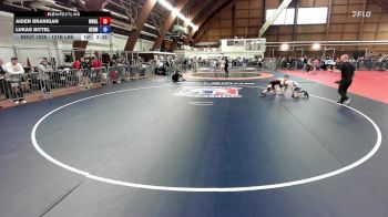 121B lbs Rr Rnd 1 - Aiden Branigan, Worldwide vs Lukas Bittel, Germany