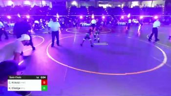 62 lbs Semifinal - Chestyn Krausz, Aywc vs Kale Elledge, Bclltdc