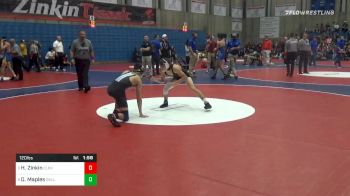 120 lbs Quarterfinal - Hayden Zinkin, Clovis North vs Dylan Maples, Bella Vista