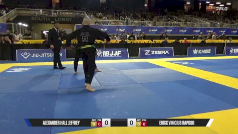 Erick Vinicius Raposo vs Alexander Hall Jeffrey 2026 Pan Jiu Jitsu IBJJF Championship