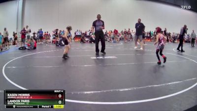 50 lbs Placement (4 Team) - Landon Paris, Bison Takedown vs Kasen Morris, Georgia United Blue