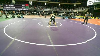 5A 144 lbs Cons. Semi - David McNally, Liberty Hill Legacy Ranch vs Griffin Deitch, Comal Pieper