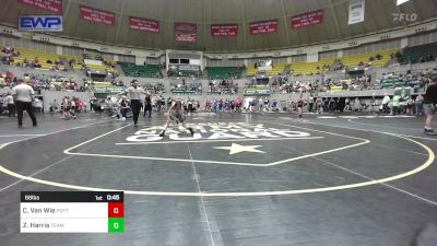 68 lbs Quarterfinal - Cason Van Wie, Pottsville Apache Youth Wrestling vs Zachary Harris, Team Conquer Wrestling