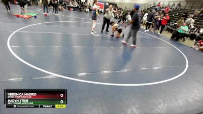 155 lbs Cons. Semi - Veronica Madrid, Derby Wrestling Club vs Hadyn Stine, Best Trained Wrestling