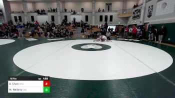 157 lbs Semifinal - Aidan Chan, Hingham vs Matthew Nellany, Quincy