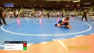 84 lbs Final - Kai McDonald, Sebolt Wrestling Academy vs King Hawkins, Mat Assassins