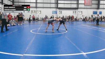 132 lbs TRISTAN ALTMAN, MAT RATS WRESTLING CLUB vs Louis Ambrico, RALEIGH AREA WOLFPACK RED