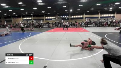 102 lbs Consi Of 8 #2 - Joseph Moreno, Hawkeye WC vs Solomon Williams, War Wc