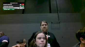 157 lbs Champ. Round 1 - Spencer Mosier, Cowley College vs Blake Velotta, Oklahoma Wesleyan