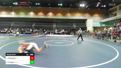 138 lbs Round Of 64 - Jayden Dodge, Nampa vs Lorenzo Gallegos, Volcano Vista