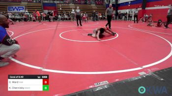 106 lbs Consi Of 8 #2 - Gabriel Ward, Raw Wrestling Club vs Keaton Chernisky, Broken Arrow Wrestling Club