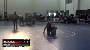 174 lbs 5th Place Match - Will Laughlin, University Of Scranton vs Joe Paul, Johns Hopkins University