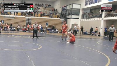 184 lbs Semifinal - Dylan Fishback, Ohio State vs Christian Hansen, Cornell