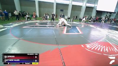 250 lbs Round 3 - Eli Spross, MT vs Matthew Alles, UT