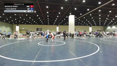 100 lbs Quarters - Nicholas Rubio, Big Game Wrestling Club vs Cole Martin, Greater Heights Wrestling