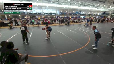 113 lbs Champ. Round 3 - Hunter Meeker, Unattached vs Teequavious Mills, Roundtree Wrestling